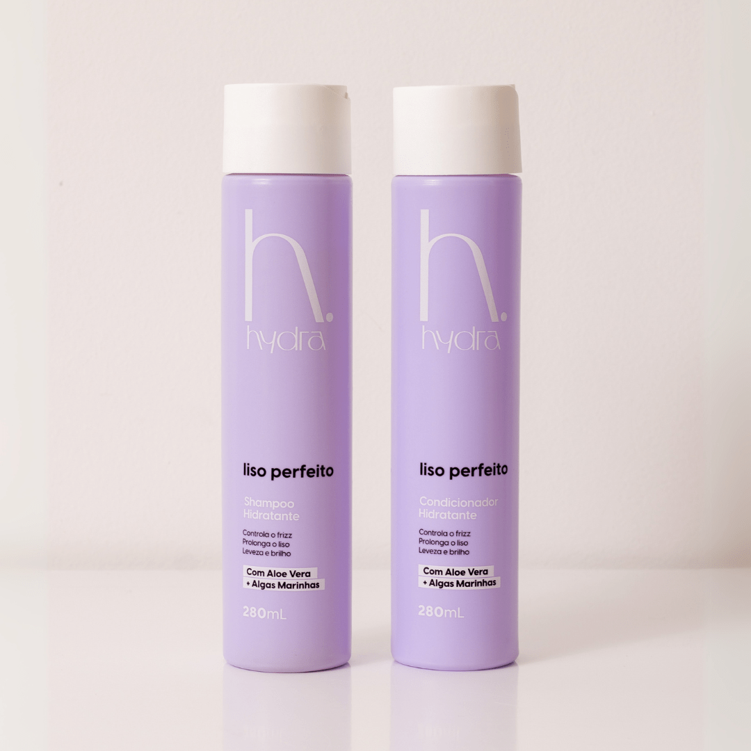 Kit Shampoo e Condicionador Liso Perfeito Hydra