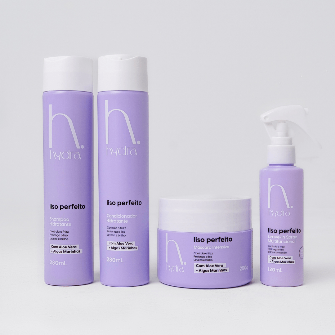 Kit para cabelos Lisos e Alisados Hydra